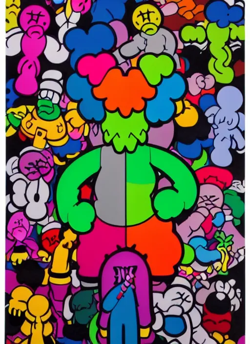 Image similar to kaws artwork