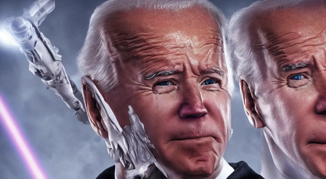Prompt: joe biden as a sith lord, high detail, high definition, photorealistic, 8k, hdr,