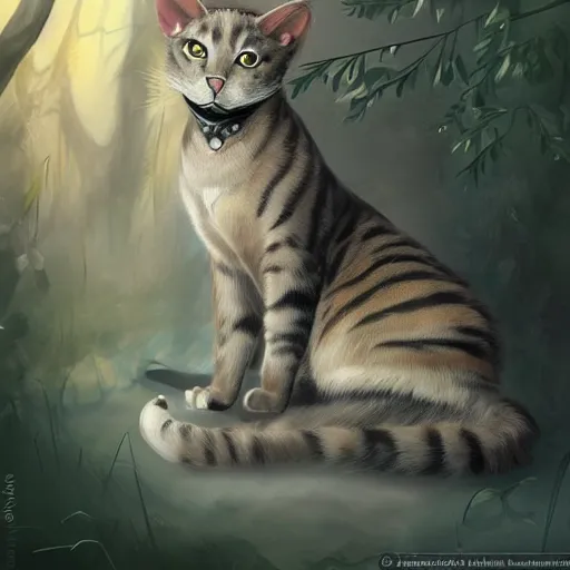 Prompt: artwork of a beautiful anthropomorphic female cat, trending on twitter, matte painting, by shikibetsuko, welwraith, tigerknight - 4