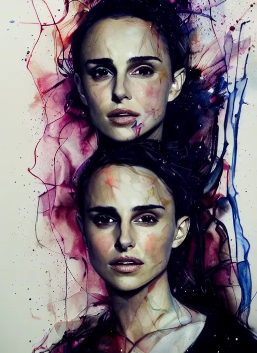 Image similar to nathalie portman by agnes cecile