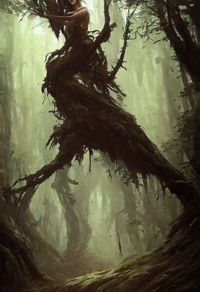 Image similar to Spirit soul of forest, by Greg Rutkowski