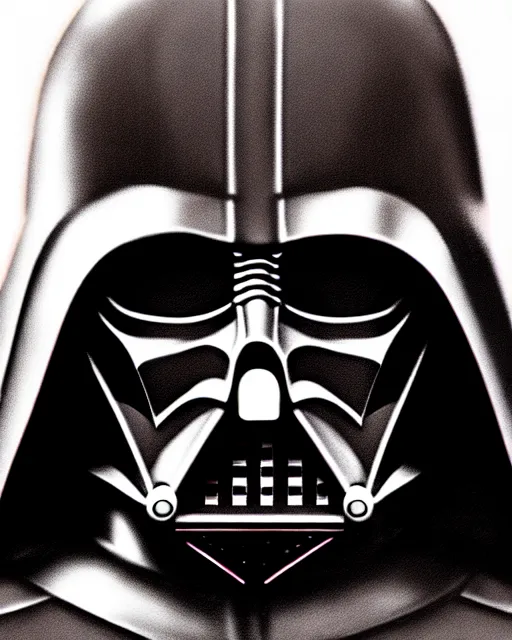 Image similar to darth vader from star wars, character portrait, portrait, close up, concept art, intricate details, highly detailed by moebius