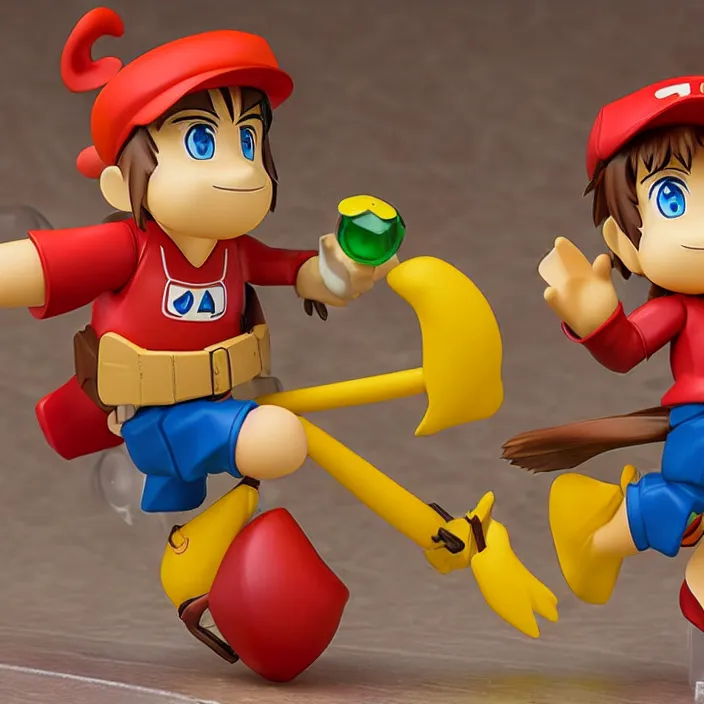 Prompt: Banjo Kazooie, An anime Nendoroid of Banjo Kazooie, figurine, detailed product photo