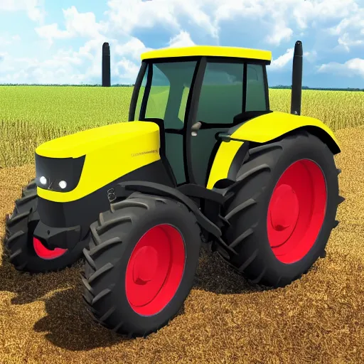 Image similar to tractor with armor and weapons, realistic, detailed