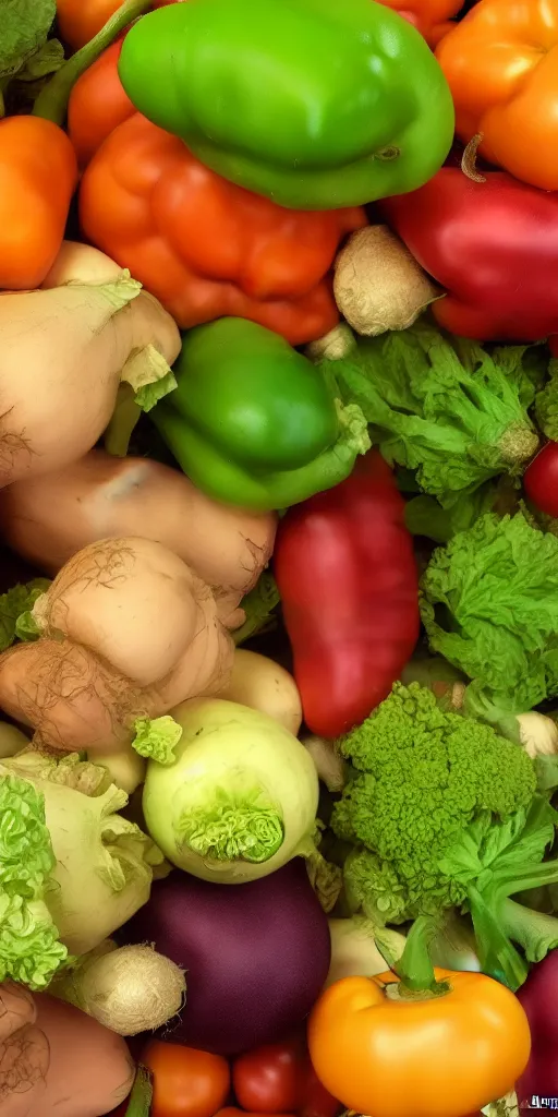 Image similar to photo of skin colored vegetables, 8 k, photorealistic, higly detailed