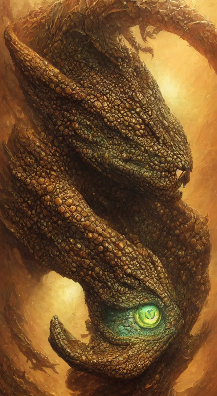 Image similar to aquatic mf doom reptile eyes, orange skin. intricate, elegant, highly detailed, centered, digital painting, artstation, concept art, smooth, sharp focus, illustration, artgerm, tomasz alen kopera, peter mohrbacher, donato giancola, joseph christian leyendecker, wlop, frank frazetta