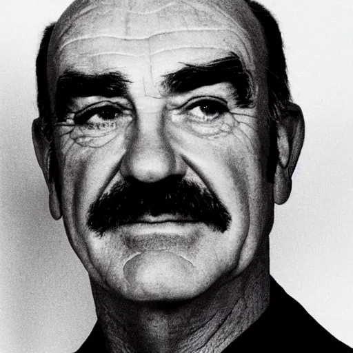 Image similar to a mugshot of sean connery from the year 2 0 1 4