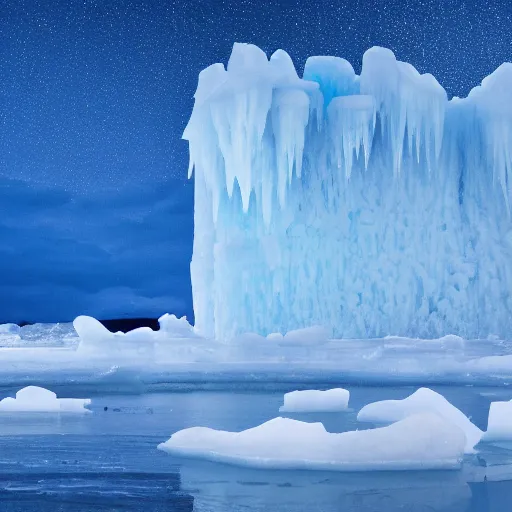 Prompt: hd wallpaper of ice castles in the north pole
