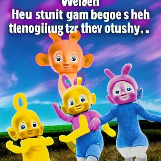 Image similar to Meme Teletubbies