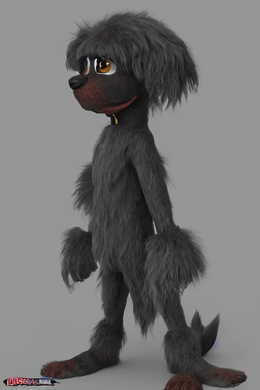 Image similar to furry dog, anthropomorphic, detailed, fursuit, 8 k