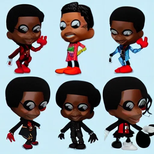 Image similar to black face, michael jackson, michael jackson, michael jackson, michael jackson, michael jackson, michael jackson, michael jackson, michael jackson, ( ( ( mickey mouse ) ) ), nendroid, butcher billy style