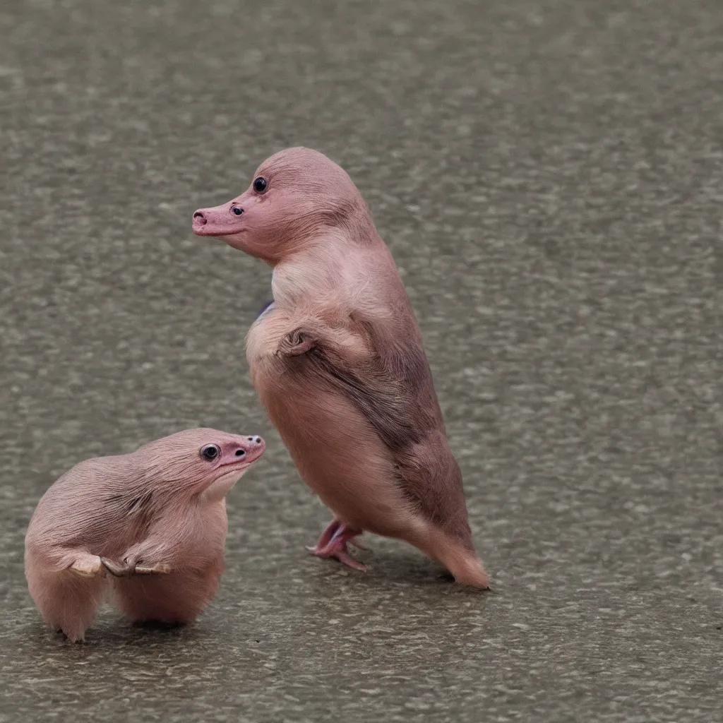 Prompt: photo of a slowpoke bird