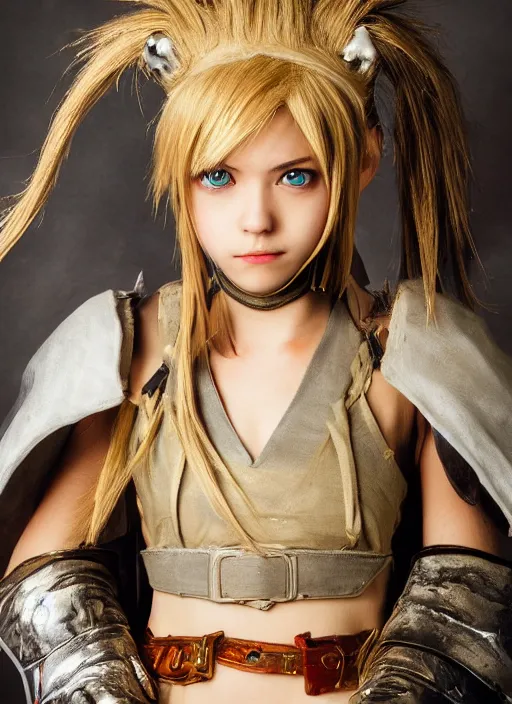 Image similar to a full portrait photo of real - life zidane final fantasy ix character, f / 2 2, 3 5 mm, 2 7 0 0 k, lighting, perfect faces, award winning photography.