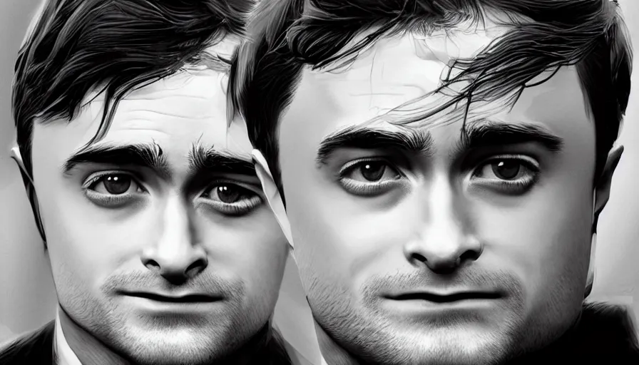 Image similar to Daniel Radcliffe is James Bond, hyperdetailed, artstation, cgsociety, 8k