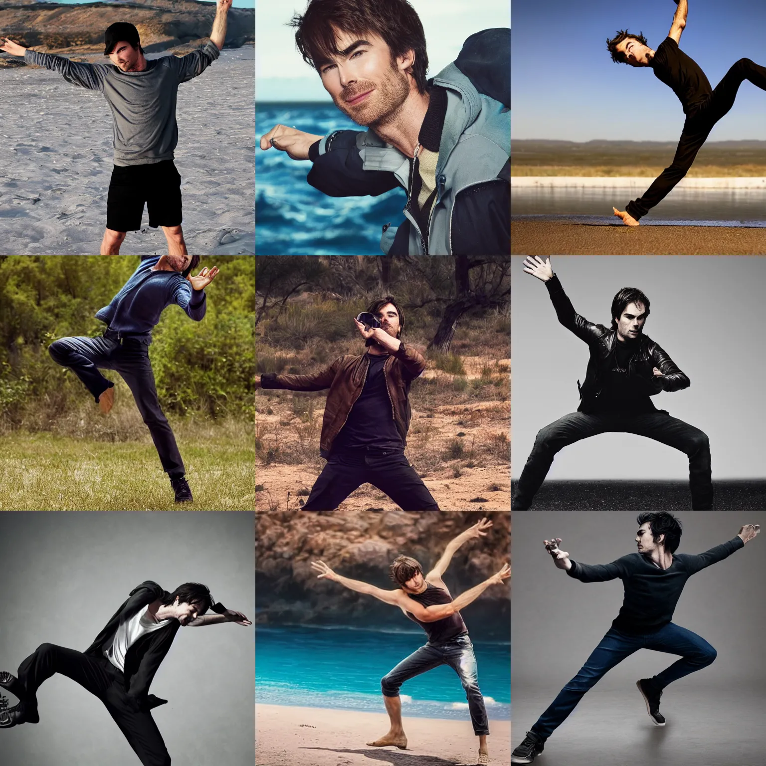 Prompt: the deepest dab performed by ian somerhalder, photography, 8 k hd, realistic, very detailed