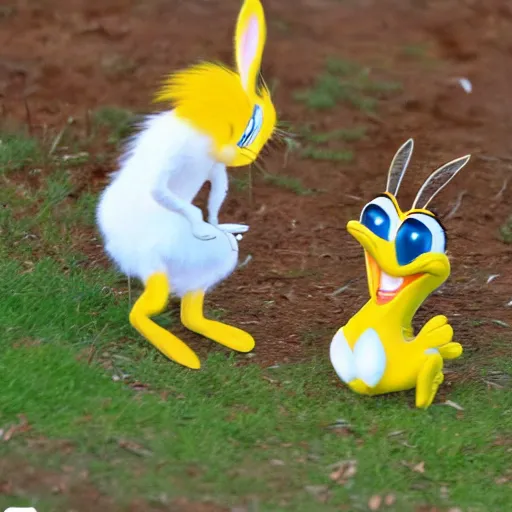 Image similar to bugs bunny chaseing tweety