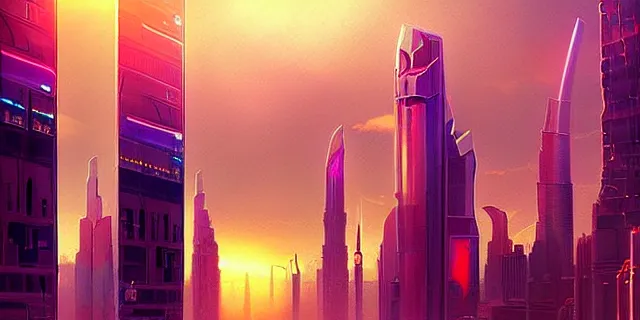 Image similar to giant glowing futuristic cubes in the sky above a cyberpunk dubai city, atmospheric lighting, intricate, volumetric lighting, beautiful, sharp focus, ultra detailed, in the art style of marc simonetti, bowater charlie and brom gerald, astrophotography