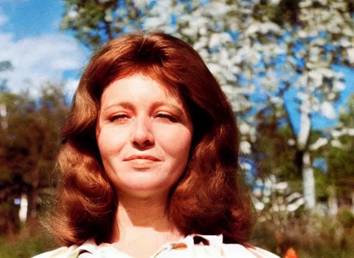 Prompt: 1 9 7 0 s color movie still of a woman