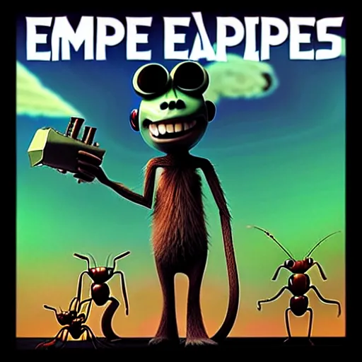 Prompt: Empire Ants by Gorillaz