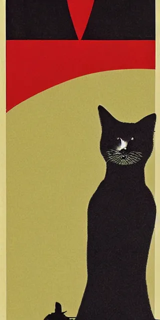 Image similar to Movie poster for a horror film about cats in goth clothes, 1985