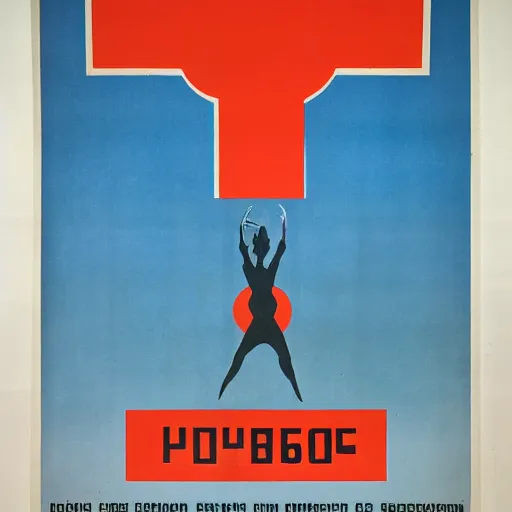 Prompt: an early 60’s Soviet propaganda poster