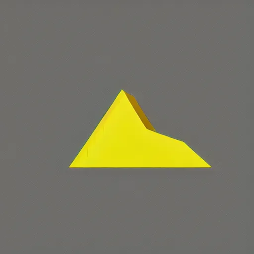 Prompt: low polygon yellow liquid