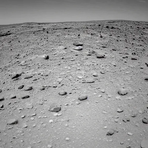 Prompt: still taken by the Mars land Rover of the surface of Mars. A martian alien is spotted!!