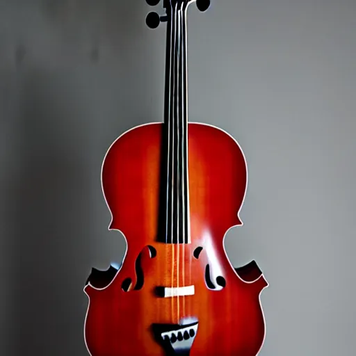 Image similar to guitar in cello shape