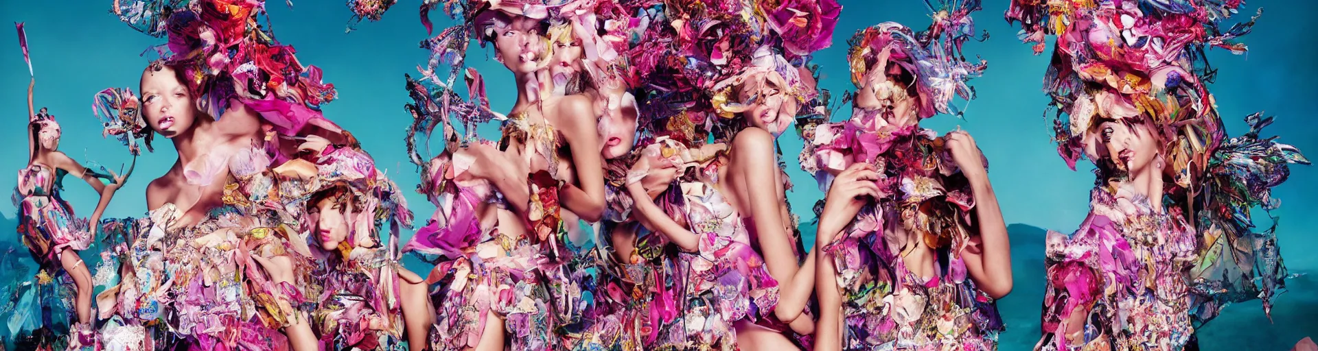 Image similar to fashion editorial by David Lachapelle. highly detailed. 8k. depth of field. photography