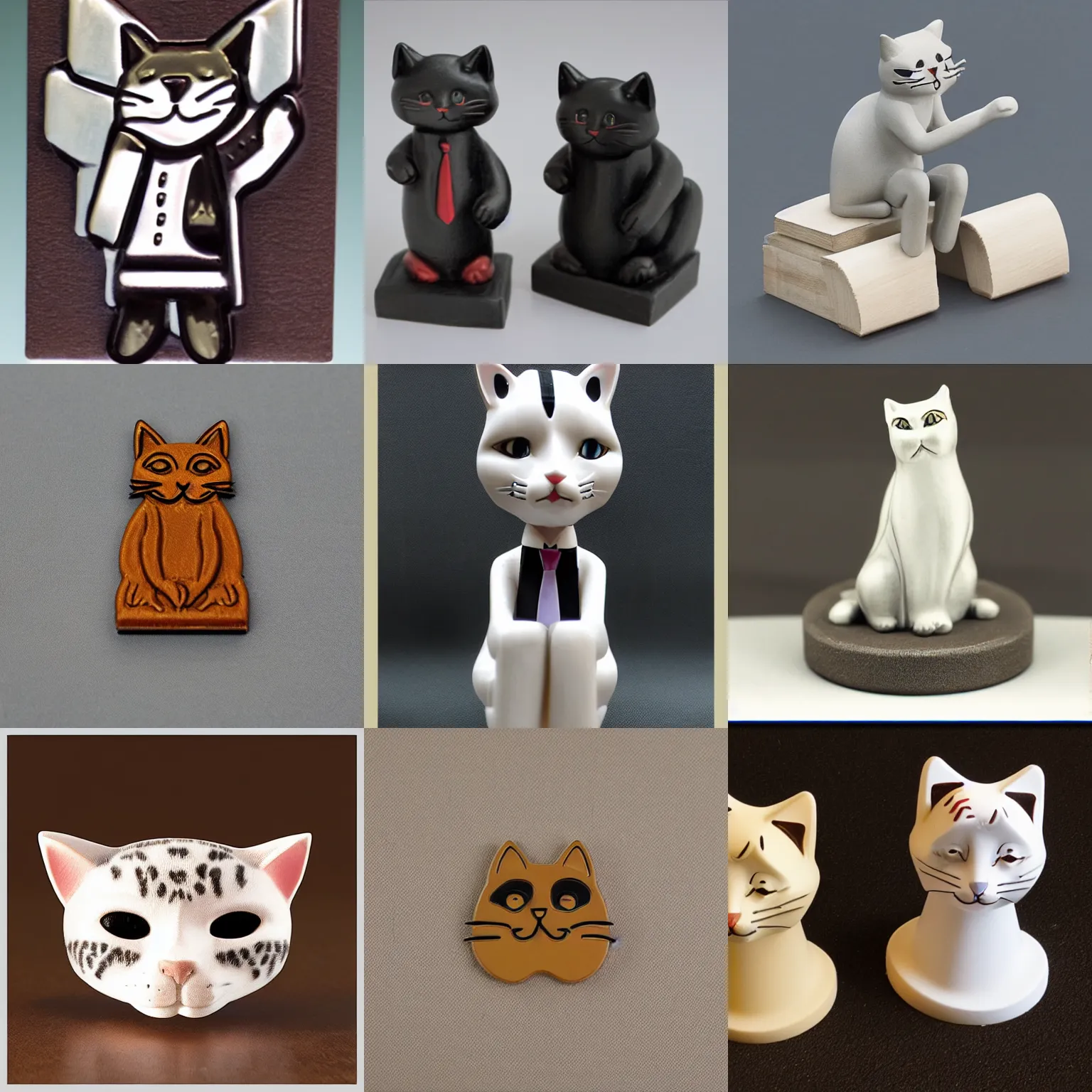 Prompt: anthropomorphic cat trading stocks, 5 5 mm