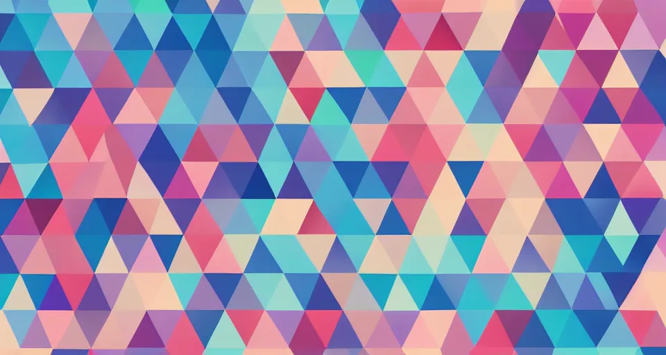 Image similar to large low poly geometric pastel colors desktop wallpaper