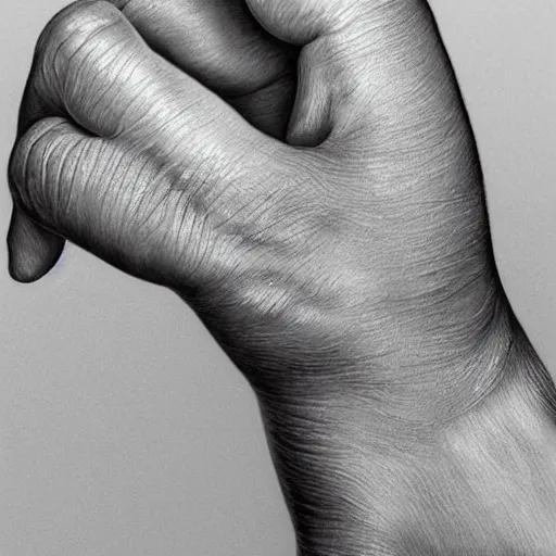 Image similar to highly realistic artwork, human fingers, photography, uhd, 8 k by diego fazio, highly anatomy