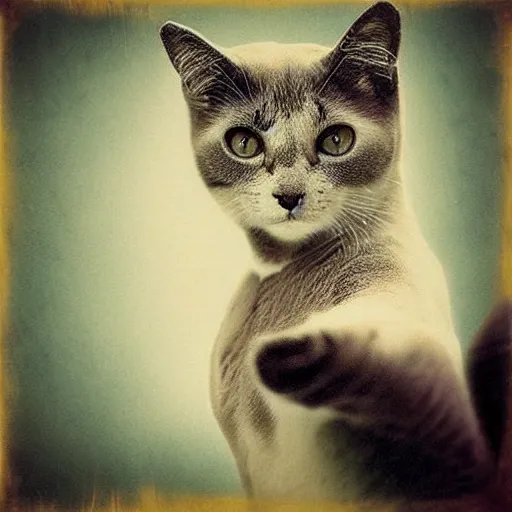 Image similar to beautiful cat by anka zhuravleva