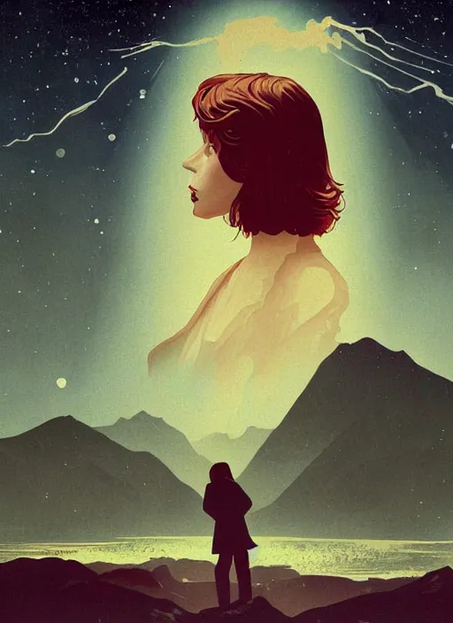 Prompt: Twin Peaks poster artwork by Michael Whelan and Tomer Hanuka, Karol Bak, Rendering of In February 1989 in Twin Peaks, Washington, homecoming queen Laura Palmer is discovered murdered near a riverbank, from scene from Twin Peaks, clean, full of details, by Makoto Shinkai and thomas kinkade, Matte painting, trending on artstation and unreal engine