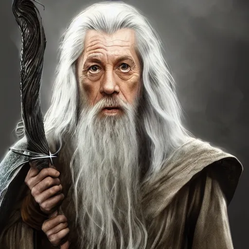 Prompt: ultra realistic illustration of charlie day as gandalf the white from lord of the rings the return of the king, full body, high quality, highly detailed, wide angle, illustration, digital art, full color