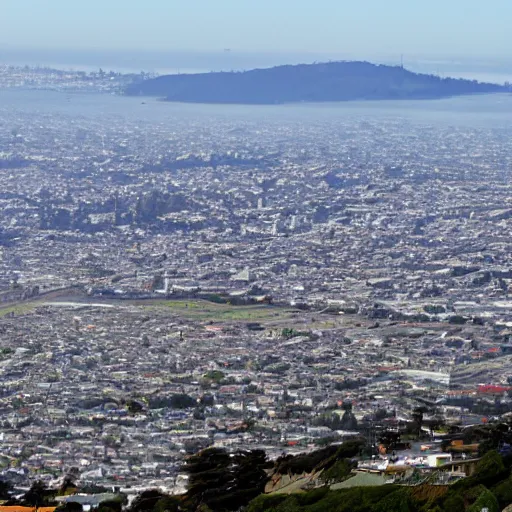 Image similar to Holywood seen from San Francisco, seen from a plane