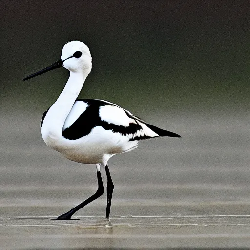 Image similar to pied avocet playing chess