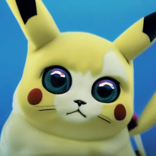 Prompt: pikachu with a cat face. Photorealistic. 8k. Trending on Reddit