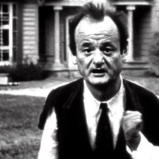 Image similar to bill murray in night of the living dead