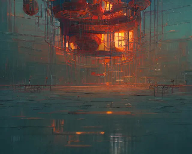 Prompt: silkhoney factory, intricate abstract. intricate artwork, by tooth wu, wlop, beeple, dan mumford. concept art, octane render, trending on artstation, greg rutkowski very coherent symmetrical artwork. cinematic, key art, hyper realism, high detail, octane render, 8 k, iridescent accents