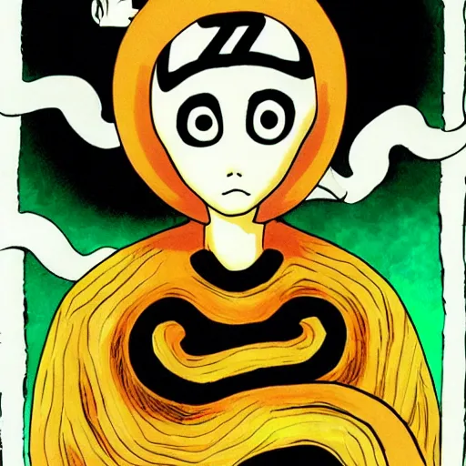 Image similar to uzumaki, by junji ito