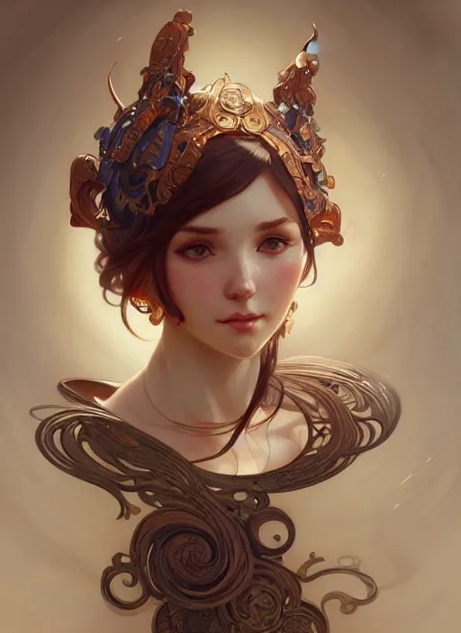 Image similar to cute anthropomorphic, fantasy, intricate, elegant, highly detailed, digital painting, artstation, concept art, wallpaper, smooth, sharp focus, illustration, art by artgerm and greg rutkowski and alphonse mucha