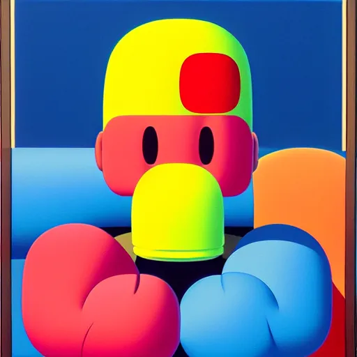 Prompt: propane cylinder by shusei nagaoka, kaws, david rudnick, airbrush on canvas, pastell colours, cell shaded, 8 k