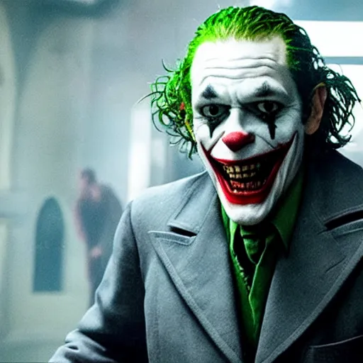 Image similar to film still of Andy Serkis as joker in the new Joker movie