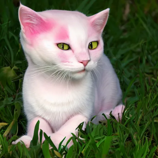 Image similar to pale pink cat