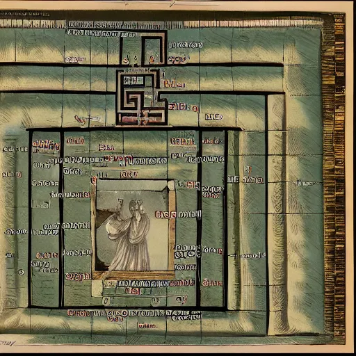 Prompt: diagram of dante's nine layers of the philippines