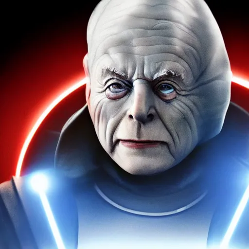 Prompt: elon musk as emperor palpatine as seen in stars wars episode 3 , 8k resolution, full HD, cinematic lighting, award winning, anatomically correct