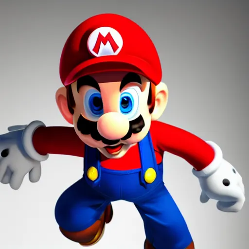 Prompt: A photo of a real-life Mario , Studio Lighting, High Detail, 4K, Title-Shift, Hyperrealism