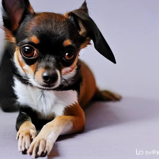 Image similar to photo of a hybrid between an ant and a chihuahua