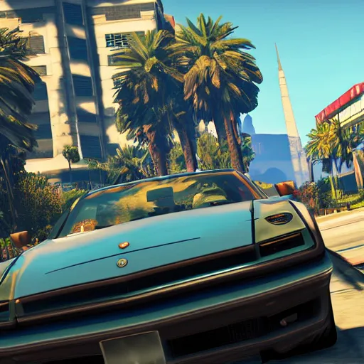 Prompt: in - game screenshot of grand theft auto 5 : lunar edition